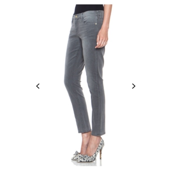 FRAME Jeans Le Garçon Light Gray Mid Rise Skinny  Slim Ankle  SZ: 27/4-6 - Picture 9 of 9